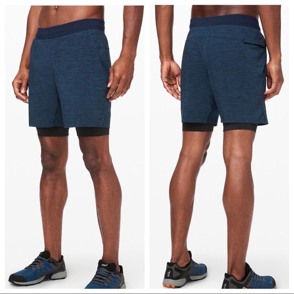 lululemon athletica Other - Lululemon Blue T.H.E. Shorts 7” Lined Nulux Sz M